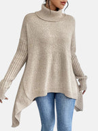 Fátima | Jersey de cuello alto largo - Inés Atelier