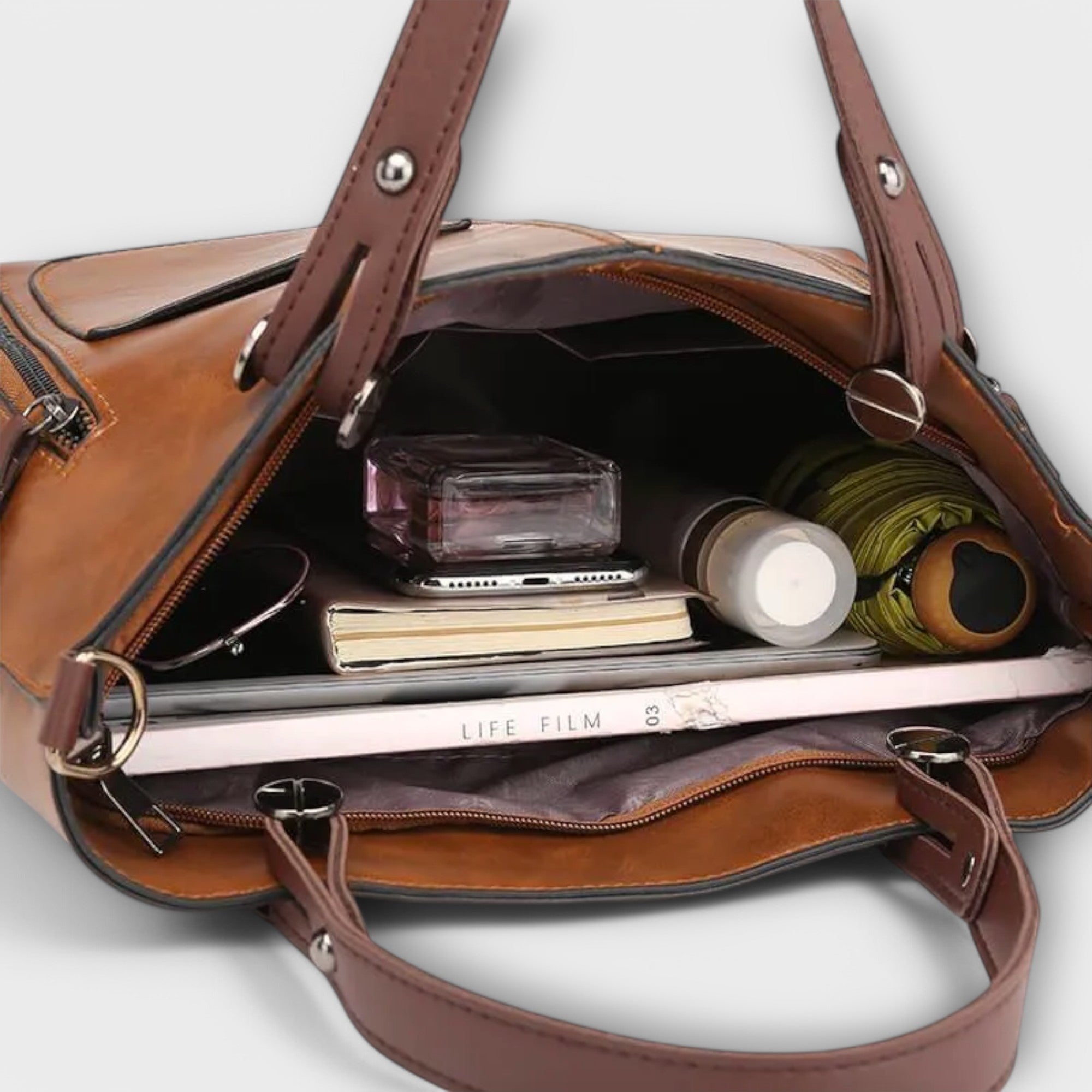 India | Bolso elegante de cuero - Inés Atelier