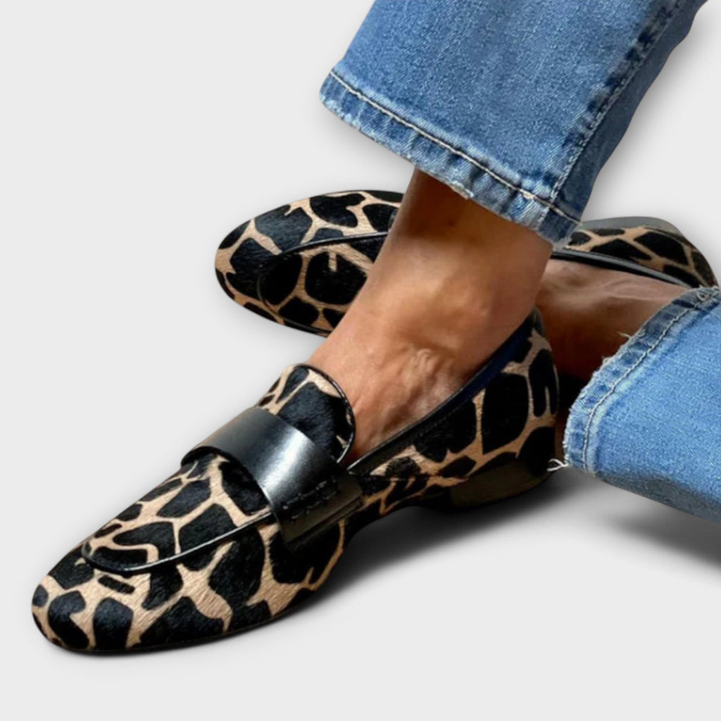 Leonie™ - Orthopädische Leopardenmokassin - Street Atelier