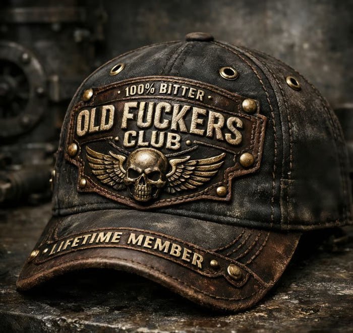 Axel | Gorra vintage bordada del Old Fuckers Club - Inés Atelier