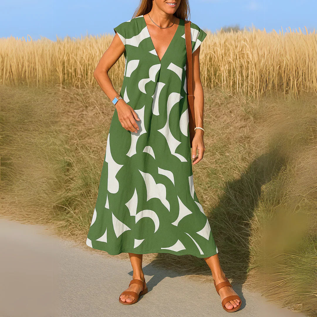 Thais | Vestido con detalles calados