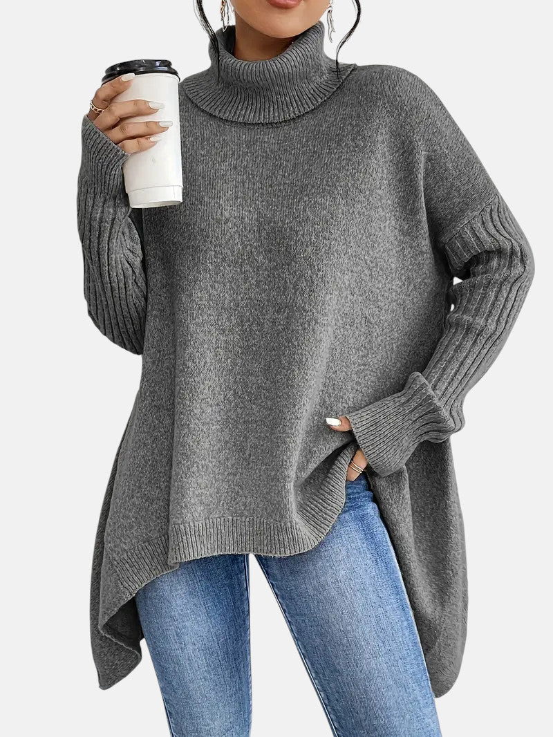 Fátima | Jersey de cuello alto largo - Inés Atelier