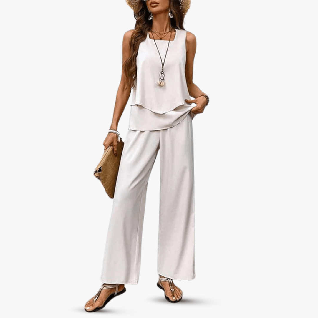 Amara™ – Premium Zweiteiliges Set mit Ärmellosem Top und Hose - Street Atelier