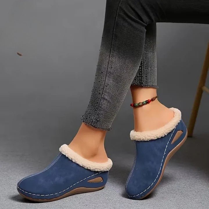 Tesa | Sandalias sin cordones con forro de piel - Inés Atelier