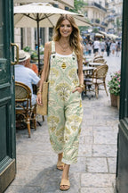 Peto Riviera | Mono Boho Estampado con Tirantes Ajustables