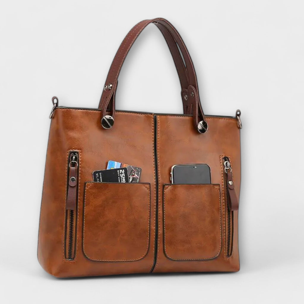 India | Bolso elegante de cuero - Inés Atelier