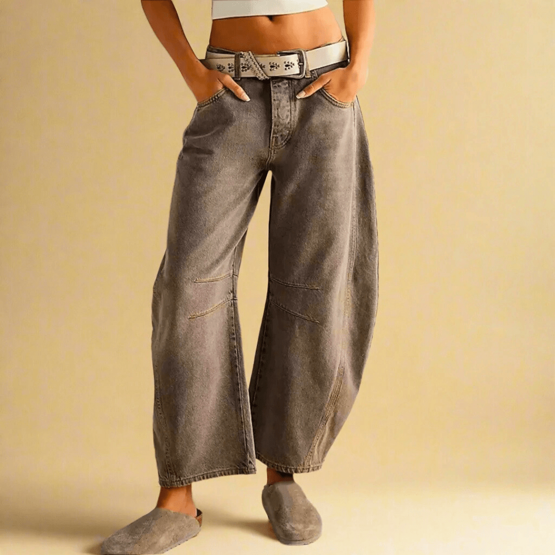 Ona | Pantalón Vaquero Tobillero - Inés Atelier