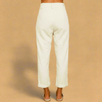 Laura | Pantalon Tobillero de Pana - Inés Atelier