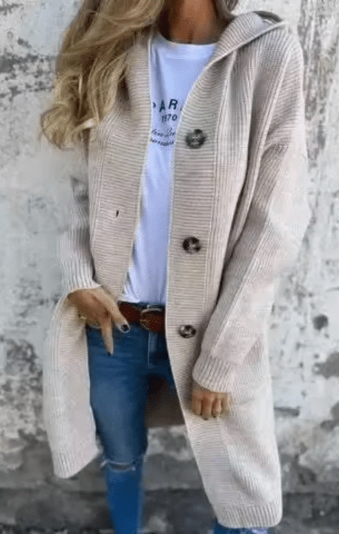 Giselle | Cárdigan largo - Street Atelier