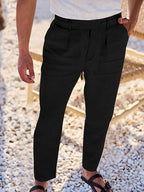 Eduardo | Pantalones de Lino con Cordón