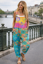 Peto Sahara | Mono Boho Estampado con Tirantes Ajustables