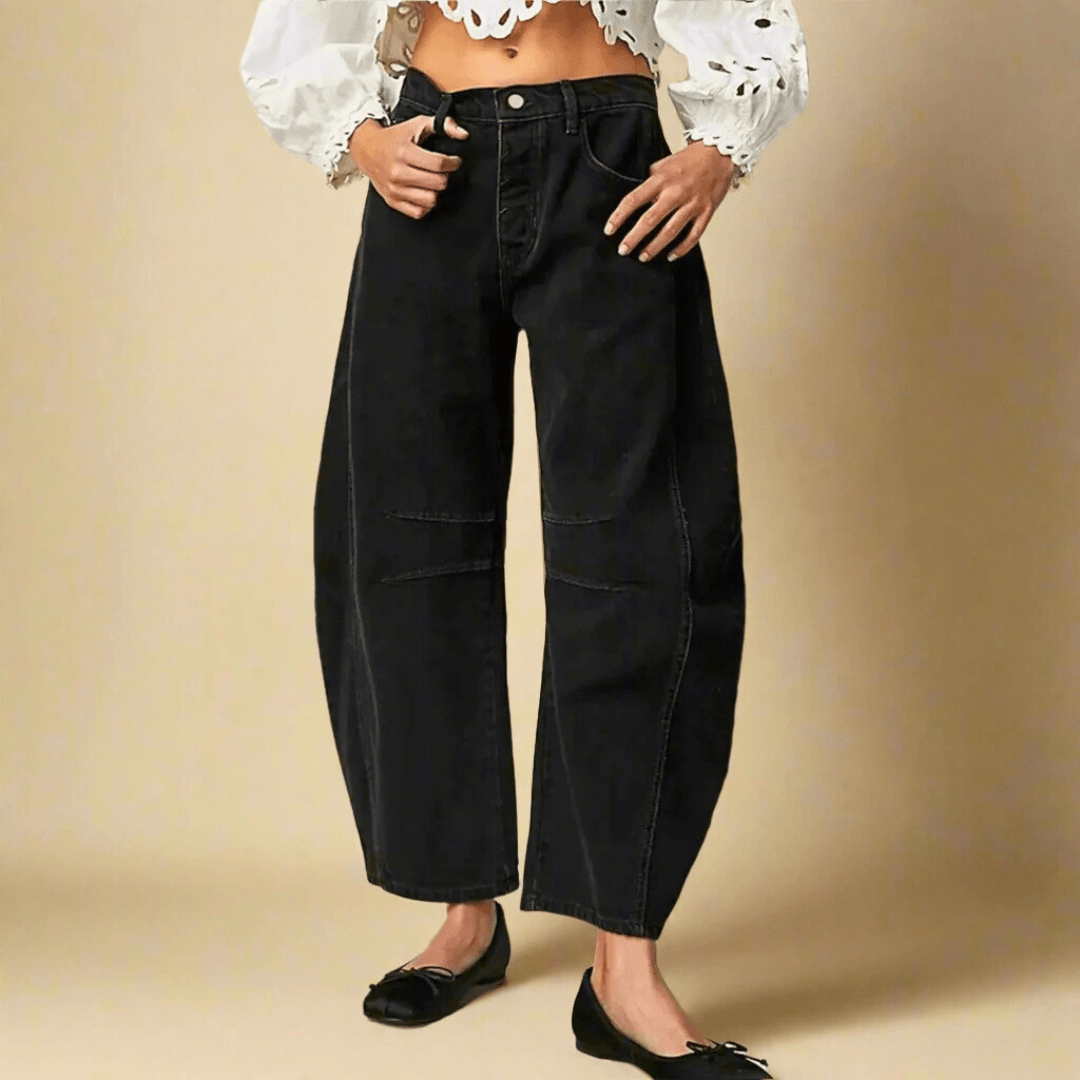 Ona | Pantalón Vaquero Tobillero - Inés Atelier