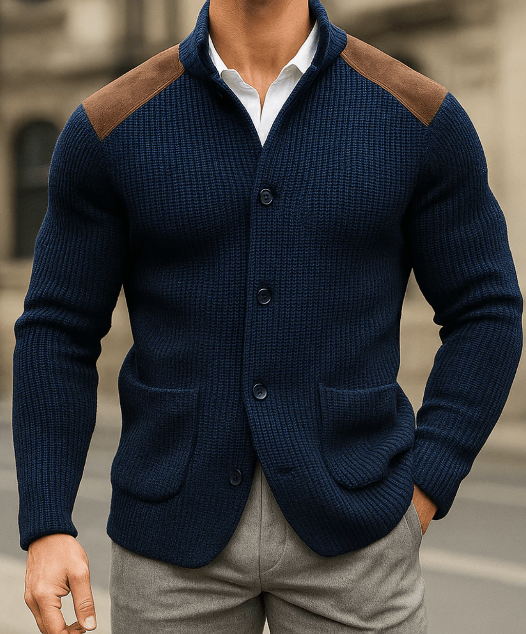 GONZALO | BLAZER DE PUNTO TEXTURIZADO - Street Atelier