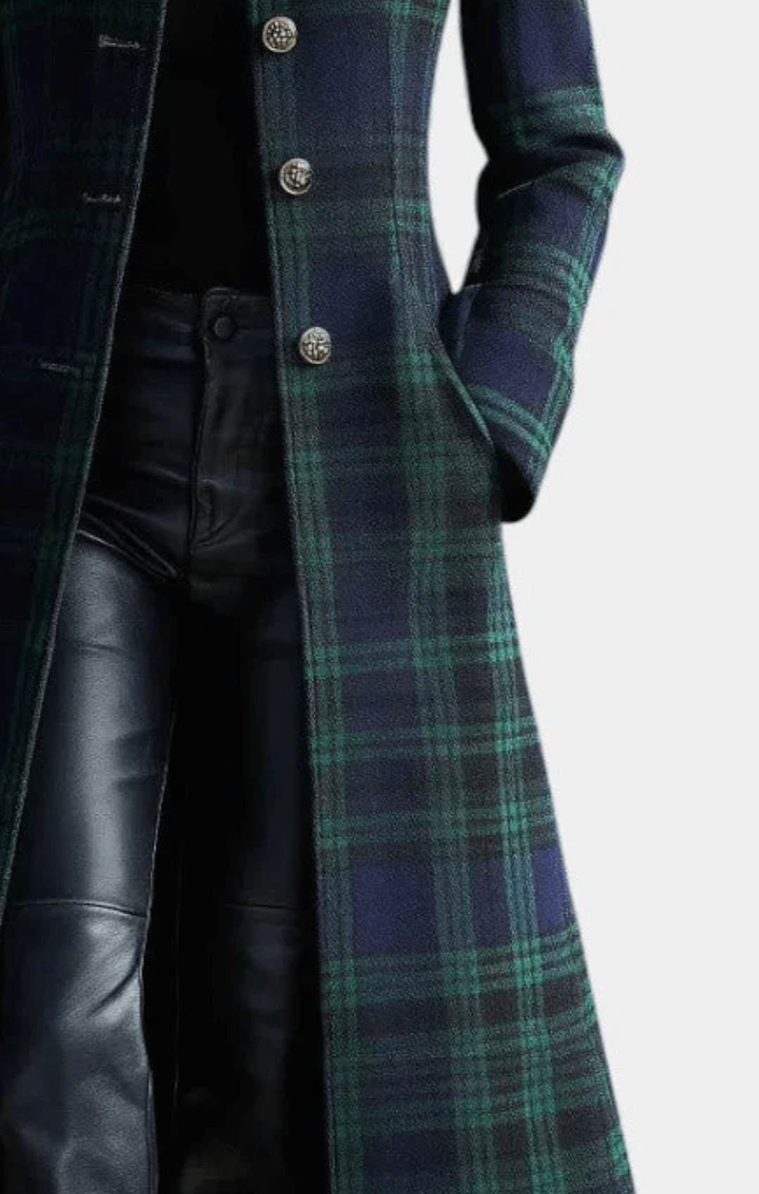 Rebeca™ - Abrigo elegante a cuadros atemporal - Street Atelier