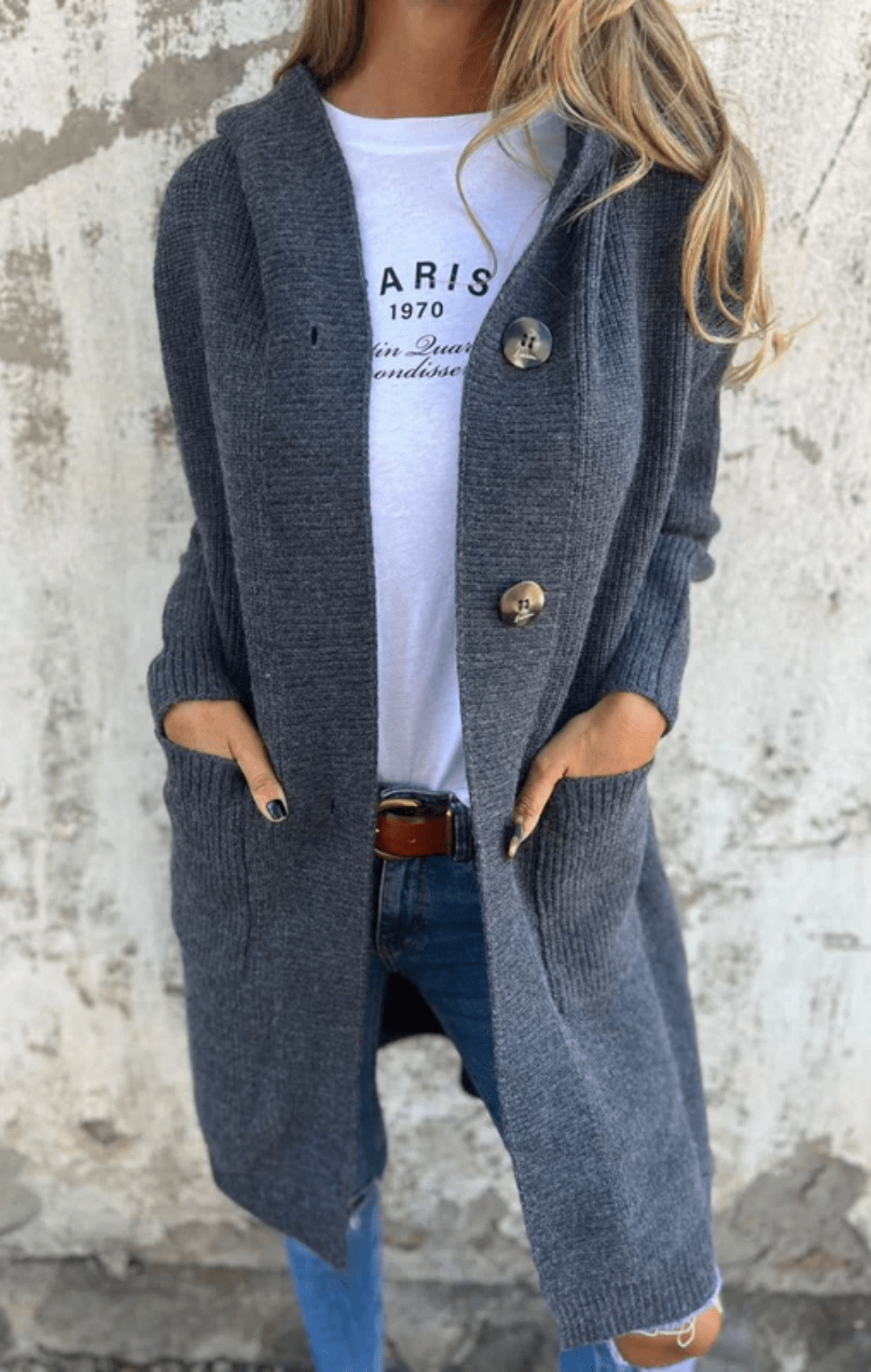 Giselle | Cárdigan largo - Street Atelier