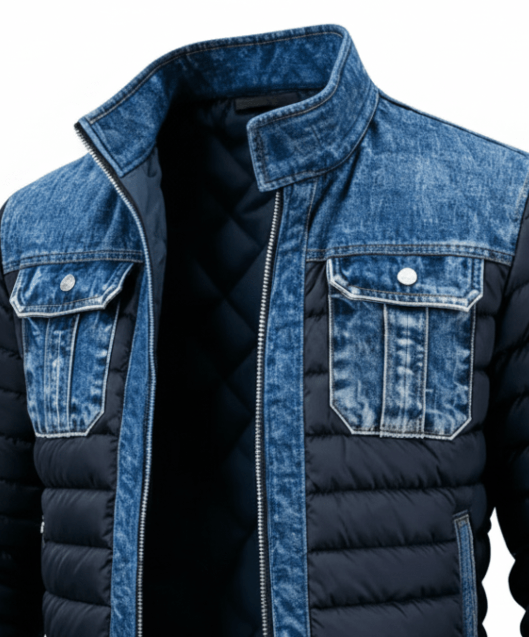 JULIAN™ | CHAQUETA VAQUERA HÍBRIDA ACOLCHADA - Street Atelier