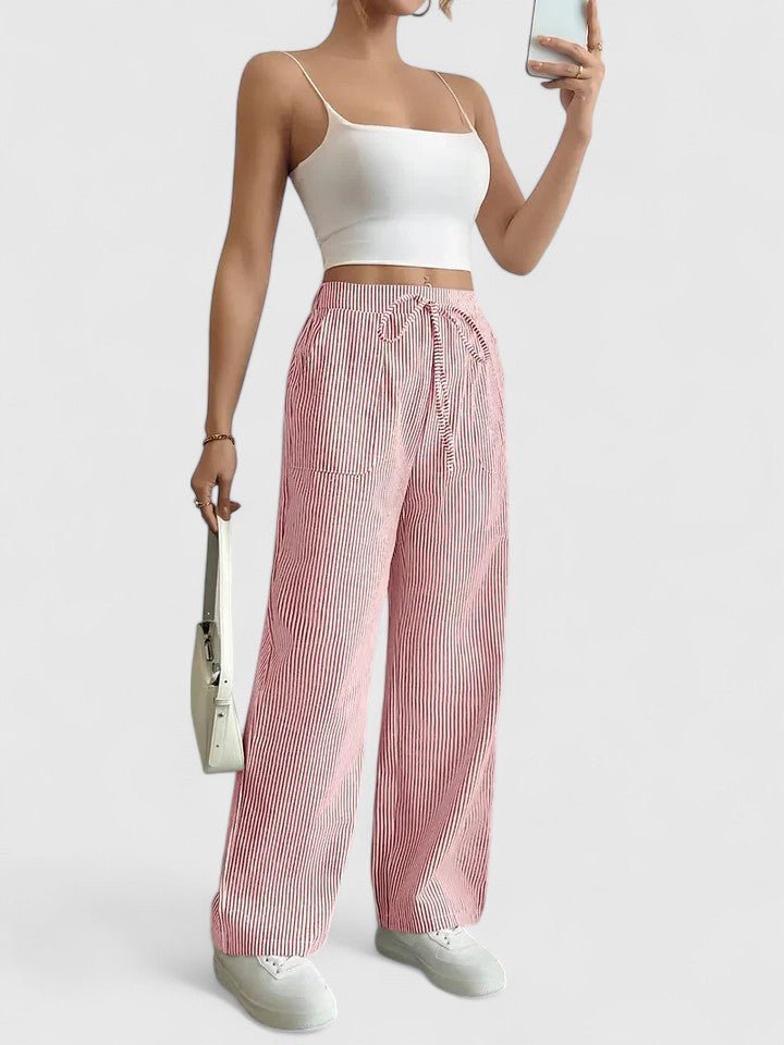 Birgit™ – Bequeme Weite Hose mit Eleganten Details - Street Atelier