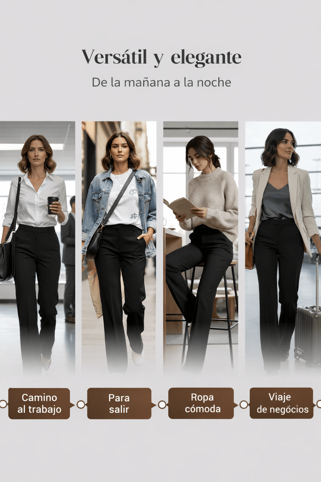 Emma | Pantalón de Sastre Elástico de Tiro Alto - Inés Atelier