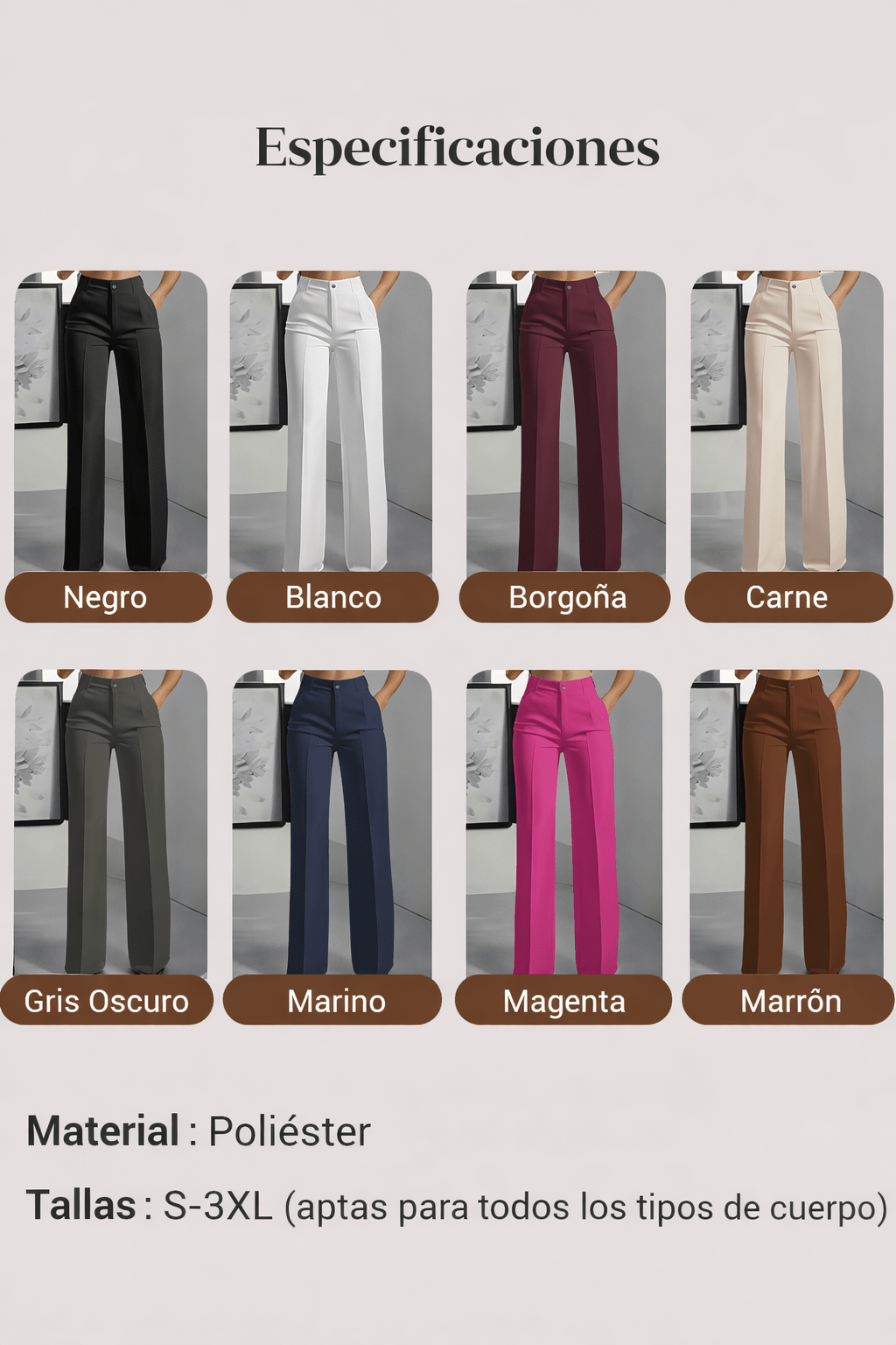Emma | Pantalón de Sastre Elástico de Tiro Alto - Inés Atelier