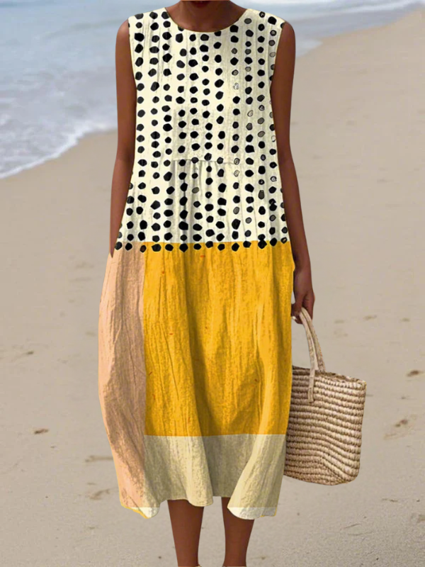 Alondra | Vestido midi Mostaza Chic