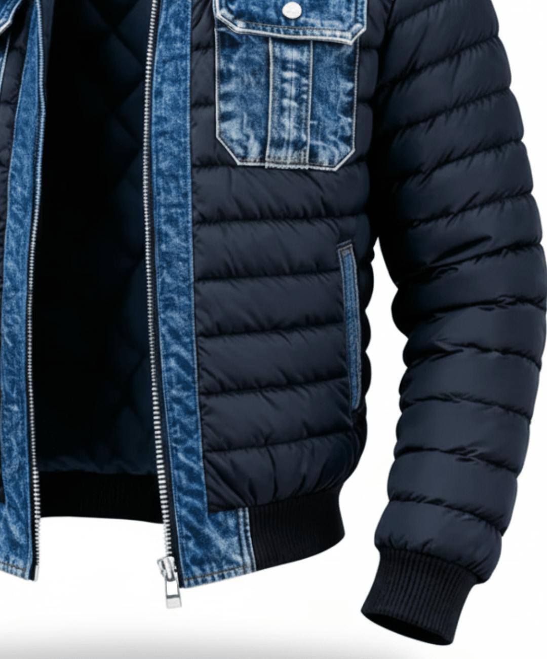 JULIAN™ | CHAQUETA VAQUERA HÍBRIDA ACOLCHADA - Street Atelier