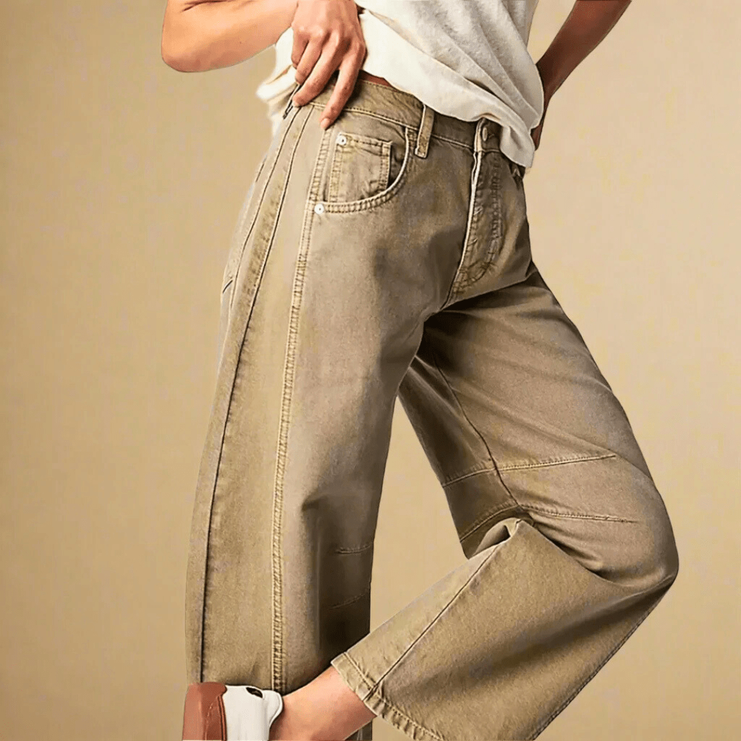 Ona | Pantalón Vaquero Tobillero - Inés Atelier