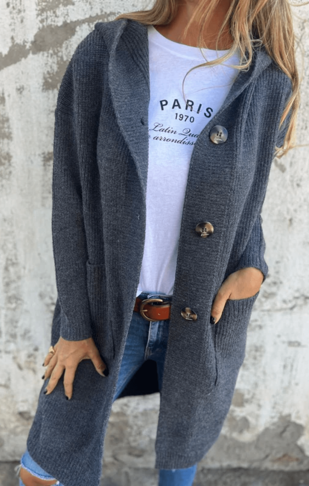 Giselle | Cárdigan largo - Street Atelier