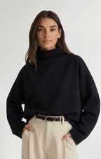 Alicia | Suéter de Cuello Alto Estilo Clásico - Street Atelier
