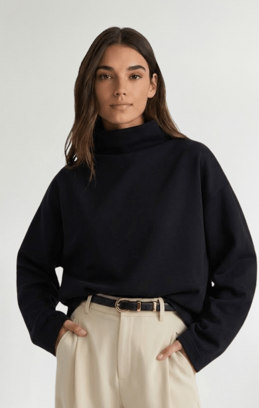 Alicia | Suéter de Cuello Alto Estilo Clásico - Street Atelier