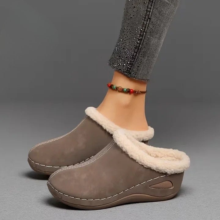 Tesa | Sandalias sin cordones con forro de piel - Inés Atelier