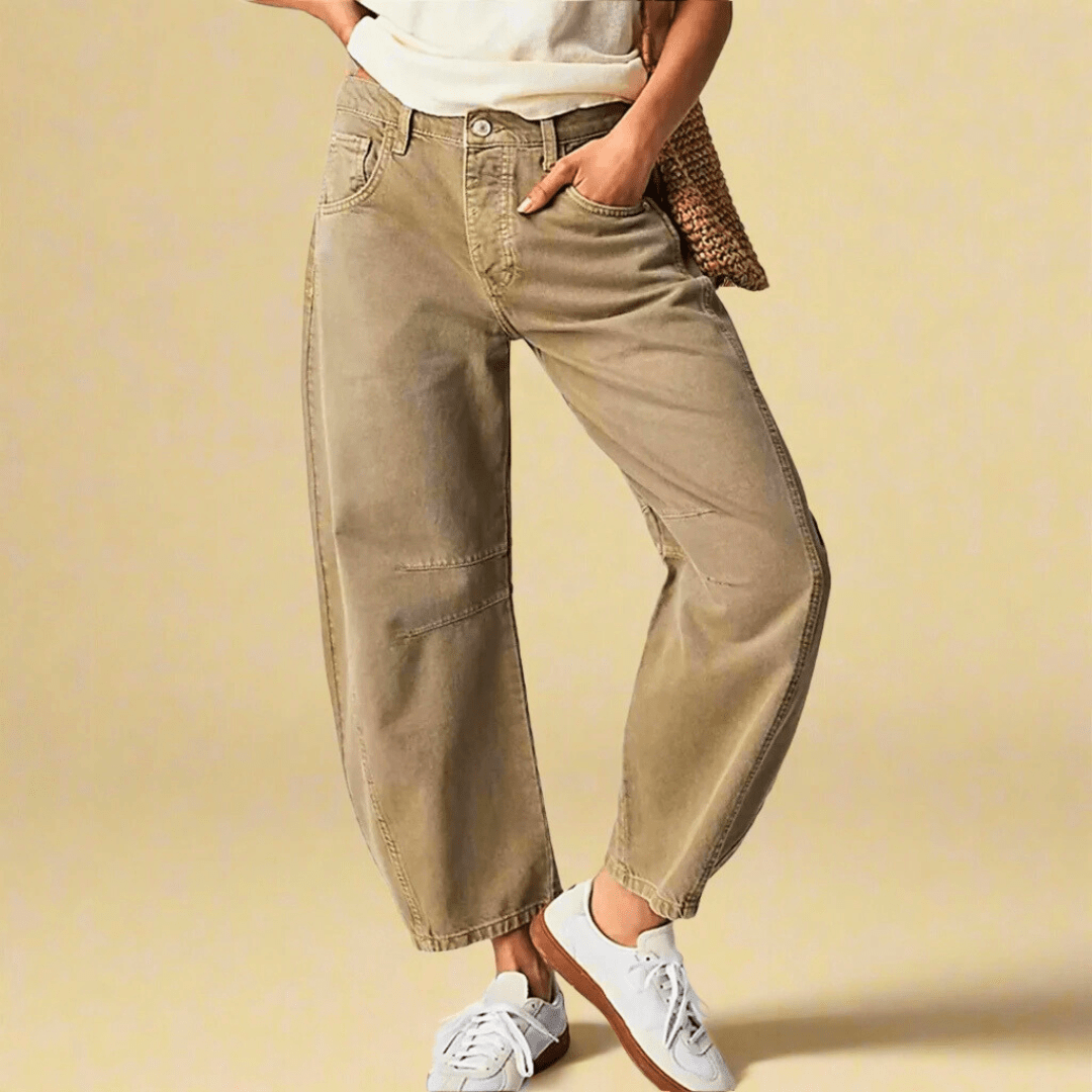 Ona | Pantalón Vaquero Tobillero - Inés Atelier