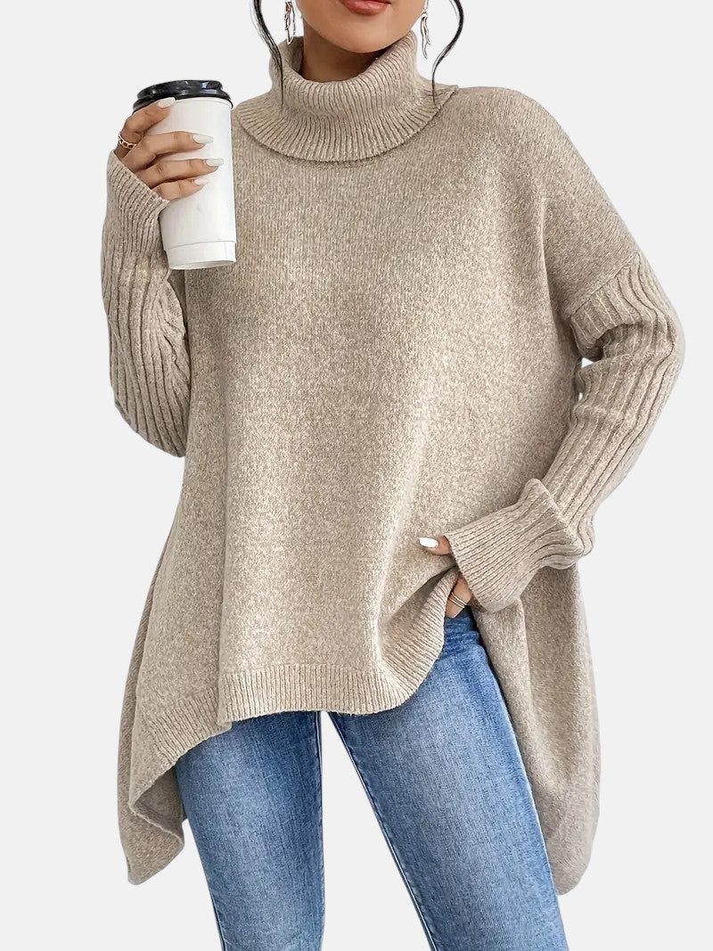 Fátima | Jersey de cuello alto largo - Inés Atelier