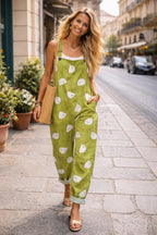 Peto Solana | Mono Boho Estampado con Tirantes Ajustables
