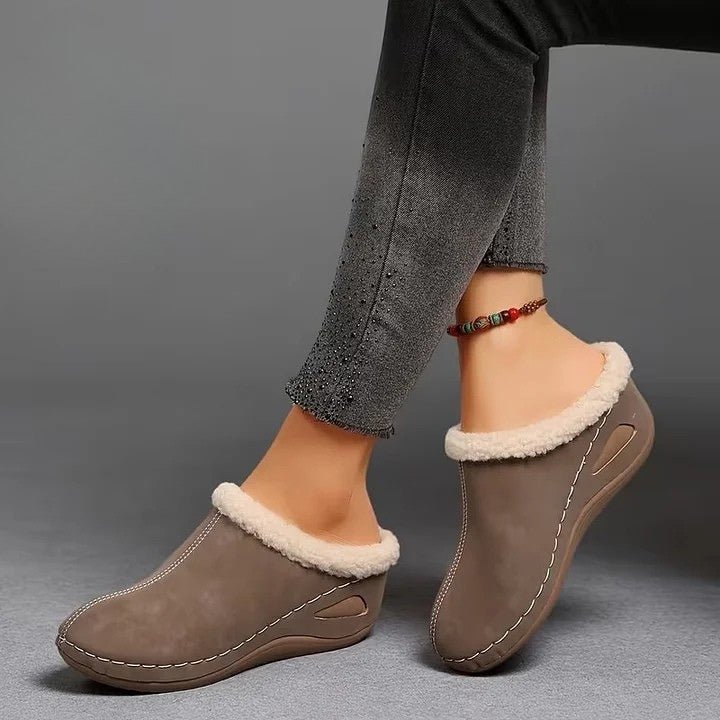 Tesa | Sandalias sin cordones con forro de piel - Inés Atelier