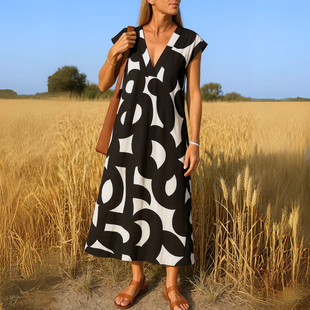 Thais | Vestido con detalles calados