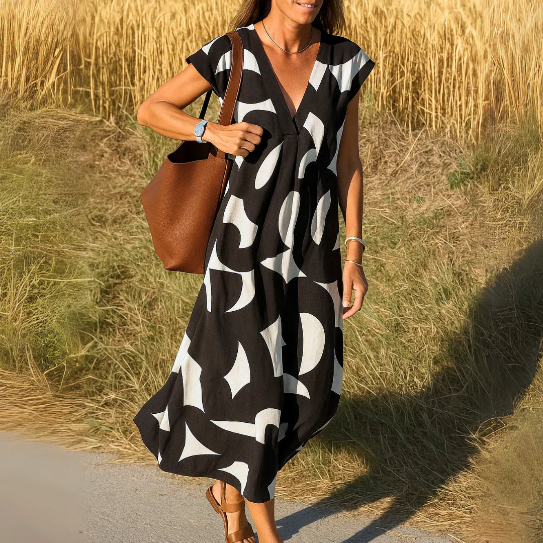 Thais | Vestido con detalles calados