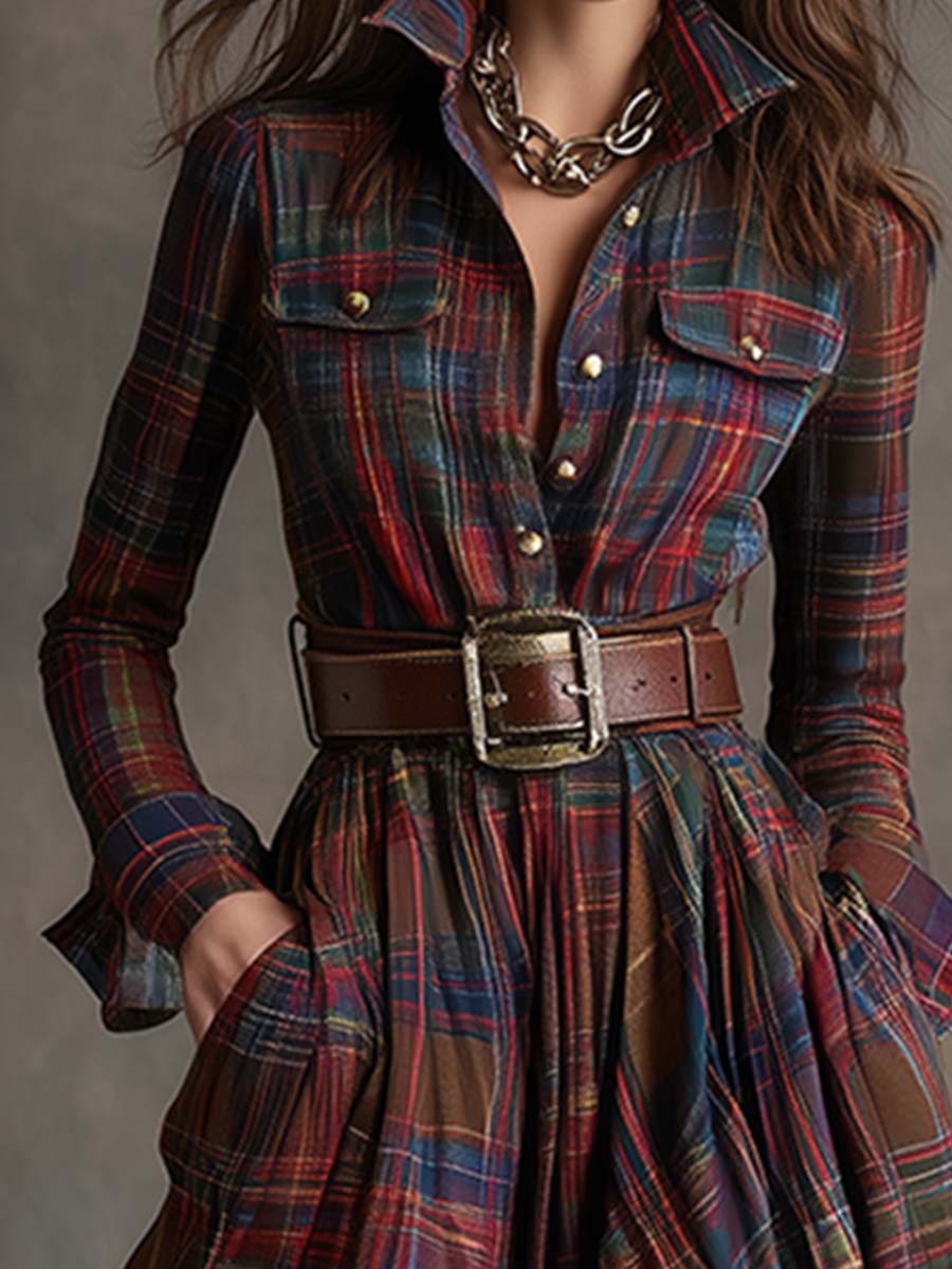Scarlett™ - Kleid mit Gürtel - Street Atelier