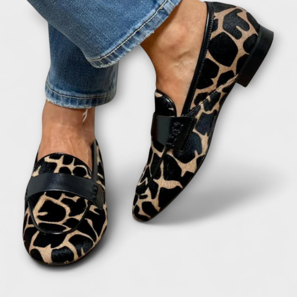 Leonie™ - Orthopädische Leopardenmokassin - Street Atelier