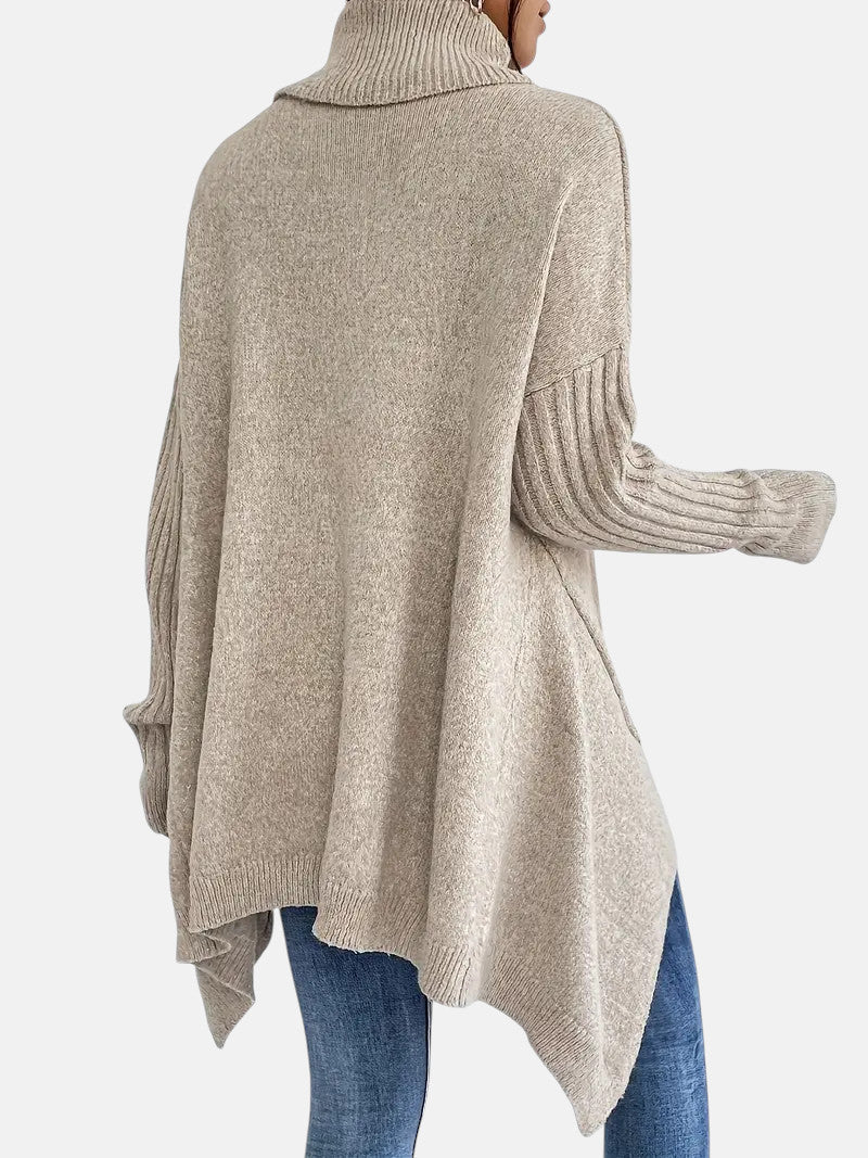 Fátima | Jersey de cuello alto largo - Inés Atelier