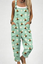 Peto Atlas | Mono Boho Estampado con Tirantes Ajustables