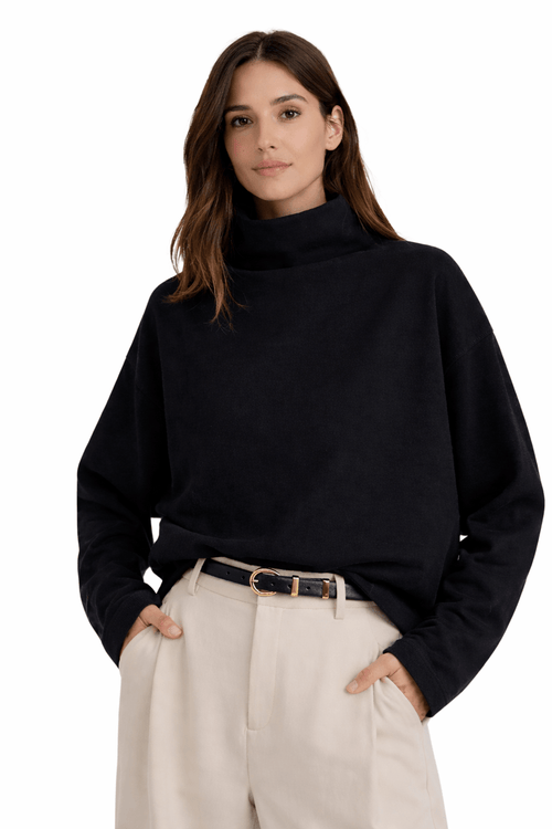 Alicia | Suéter de Cuello Alto Estilo Clásico - Street Atelier