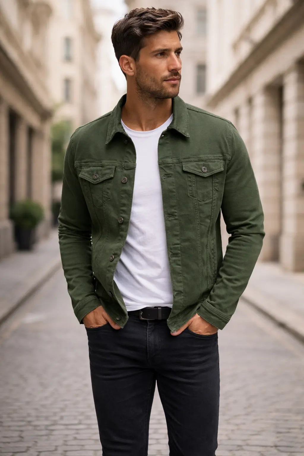 Antonio | Chaqueta vaquera con corte ajustado