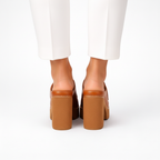 Constanza | Sandalias con Plataforma y Tacón Grueso