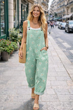 Peto Willow | Mono Boho Estampado con Tirantes Ajustables