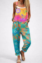 Peto Sahara | Mono Boho Estampado con Tirantes Ajustables
