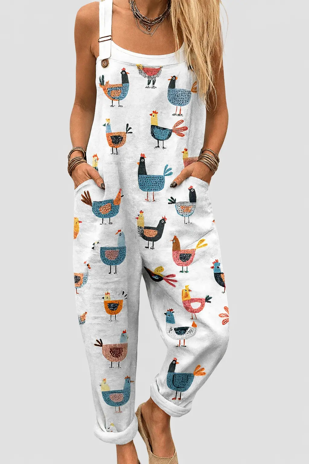 Peto Montana | Mono Boho Estampado con Tirantes Ajustables