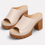 Constanza | Sandalias con Plataforma y Tacón Grueso