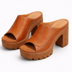 Constanza | Sandalias con Plataforma y Tacón Grueso