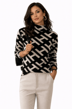 Dafne | Jersey con estampado geométrico - Street Atelier