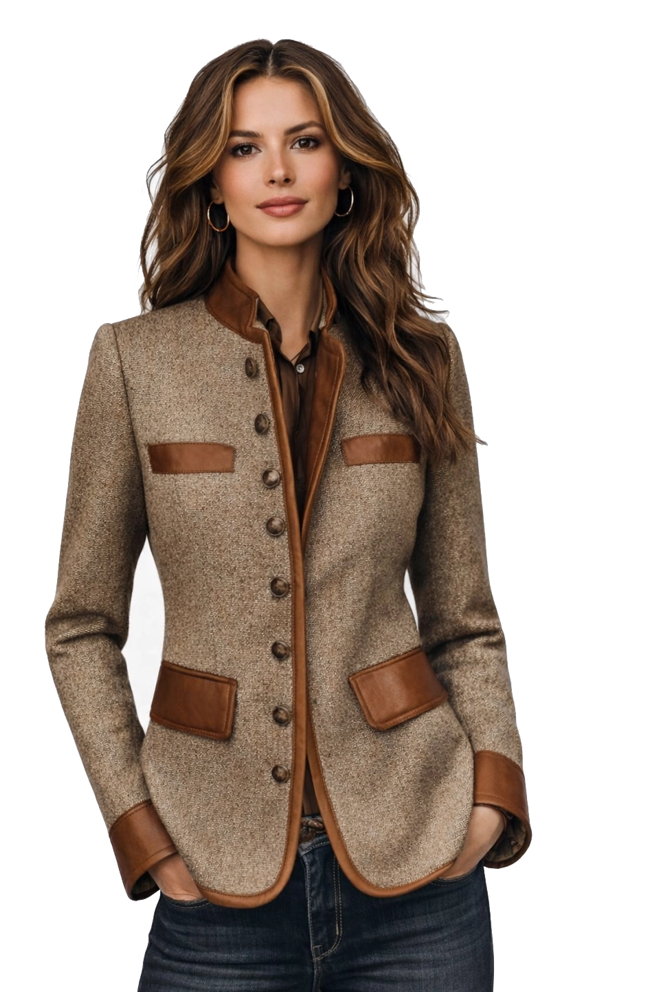 Diana | Chaqueta Clásica de Tweed